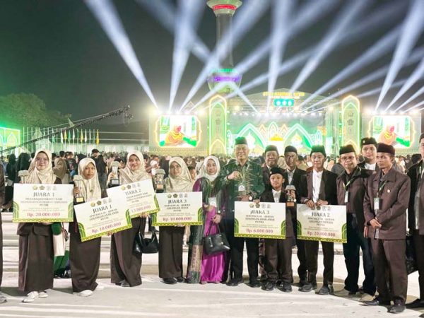 Kafilah Sumatera Selatan Raih Juara Umum III di STQH Nasional XXVIII Kendari